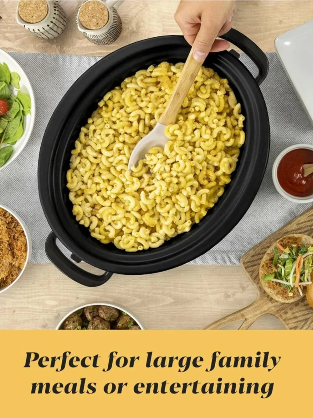 Crockpot 7qt Family Size Cook n' Carry Ovenproof Slow Cooker Programmable